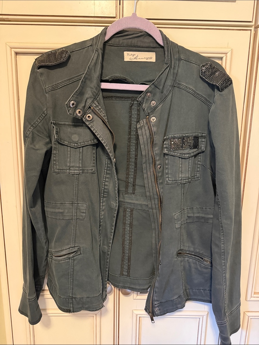 Vintage Havana Black Utility Jacket